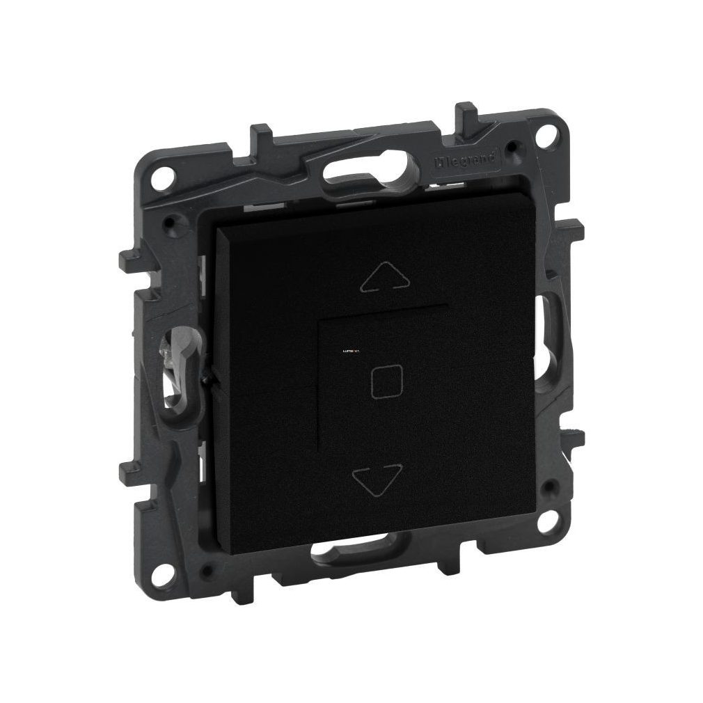 Legrand Niloé Step negru R105 comutator pentru jaluzele (3 poziții) 6A 863544