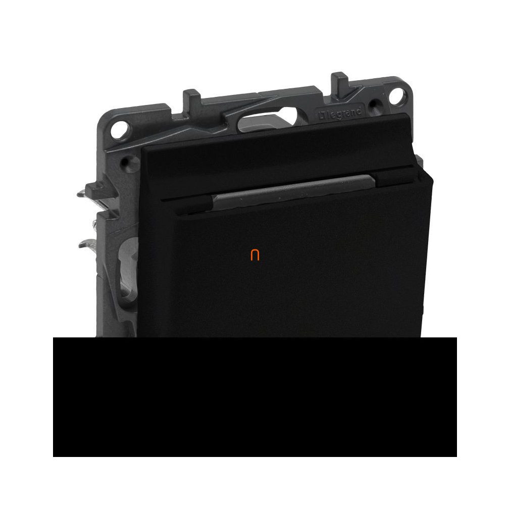 Legrand Niloé Step comutator negru pentru card hotel, electronic 863547