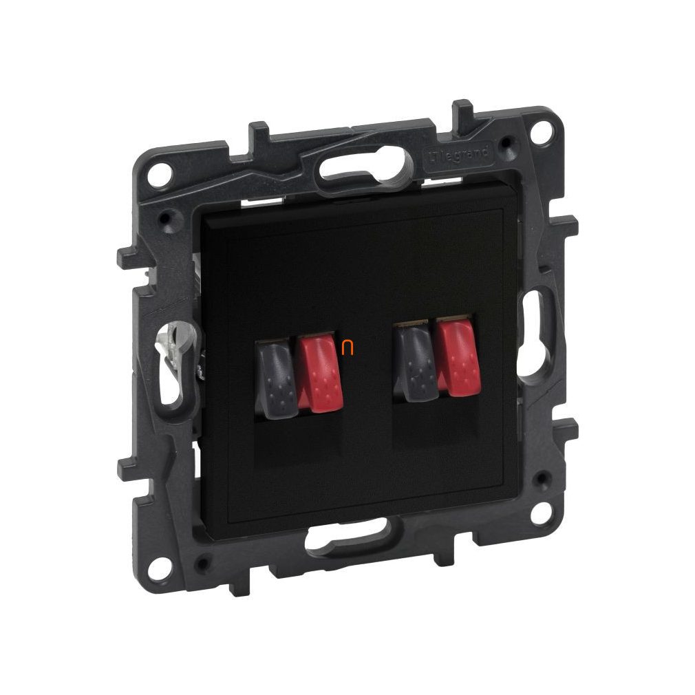 Legrand Niloé Step priză pentru difuzor negru, dublă 863586