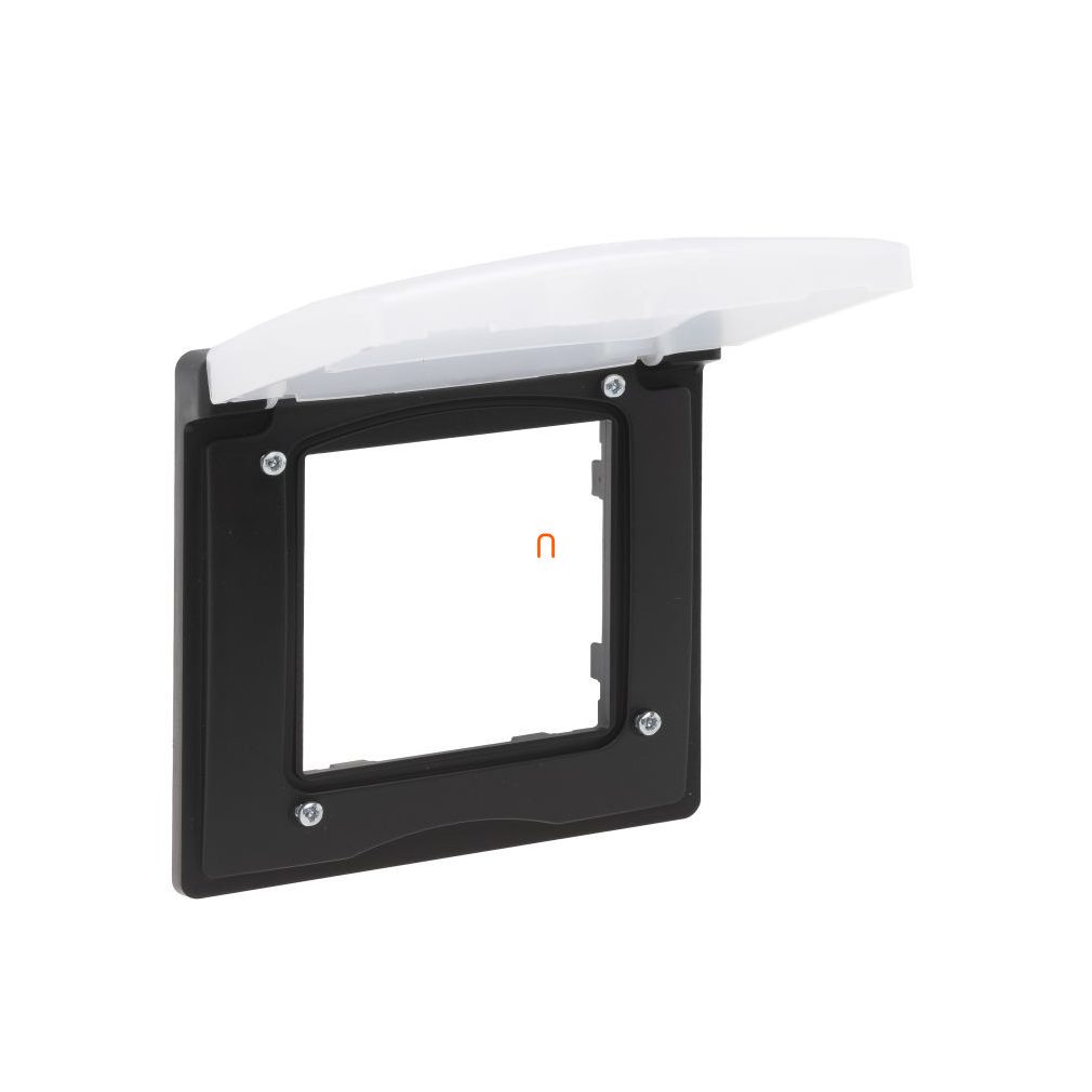 Legrand Niloé Step cadru negru IP44, cu capac rabatabil 863596