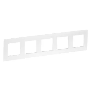 Cadru Legrand Niloé Step 5, alb perlat - 863695
