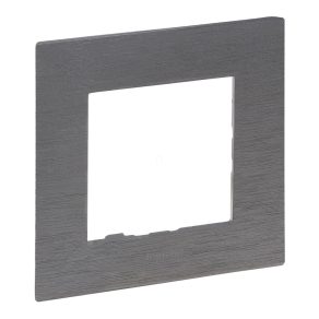 Cadru Legrand Niloé Step 1, gri lustruit - 863991