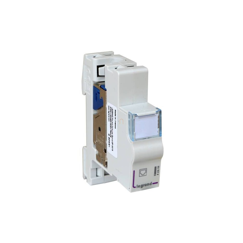 LEGRAND 413103 OH kalapsíre szerelhető RJ45 port Cat6 árnyékolt (STP) 250MHz - 1 Gigabit/s