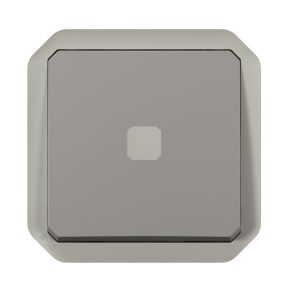   Comutator temporizat Legrand Plexo 55 cu indicator luminos, gri - 069504L