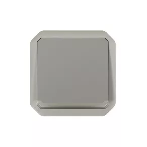   Buton de comutare Legrand Plexo 55 cu indicator luminos 10A, gri - 069536L