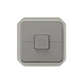   Întrerupător pentru rulouri Legrand Plexo 55 pentru motoare cu acționare directă (3 poziții) 6A, gri - 069538L