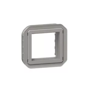   Legrand 55 Program Mosaic adapter csapófedél nélkül IP20, szürke 069582L - Plexo