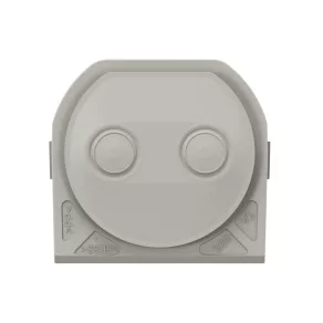   Intrare cablu cu membrană Legrand Plexo 55 cu 2 intrări, gri - 069599L