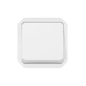   Buton cu contact inversor Legrand Plexo 55 cu indicator luminos 10A, alb - 069616L