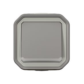   Întrerupător de suprafață Legrand Plexo 55 cu indicator luminos 10A, asamblat, gri - 069713L