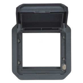   Adaptor Legrand Plexo 55 Program Mosaic cu capac cu fixare prin clip (netransparent), antracit - 069830L
