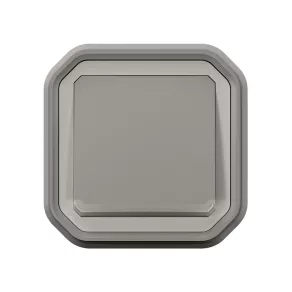   Legrand Plexo 55 indicator luminos cu buton unic polar încastrat 10A, asamblat, gri - 069832L