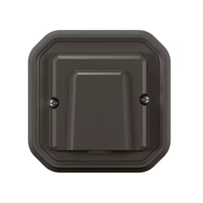   Priză de cablu încastrată Legrand Plexo 55 16 A, asamblată, antracit - 069878L
