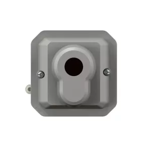   Întrerupător Legrand Plexo 55 cu cheie, 3 poziții, fără cheie, gri - 069705L