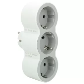   Cutie de distribuție Legrand cu 3 căi 2P+F cu capac de siguranță, 16 A, alb-gri - 694518