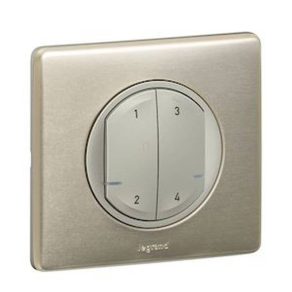   Comutator scenariu Legrand Céliane Netatmo - 4 funcții, programabile individual, gri grafit - 67756