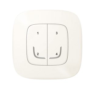   Legrand Valena Allure-Netatmo comutator inteligent wireless cu 4 scenarii (ETV), montat la suprafață, cu 1 cadru, alb perlat - 752968