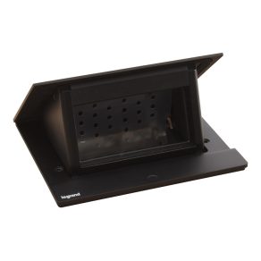   Legrand Incara Pop-up încastrat, 4 module goale, negru - 654802