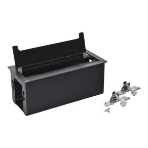   Legrand Incara Montare încastrată cu acces superior, 8 module (lățime 295 mm), gol, negru - 654872