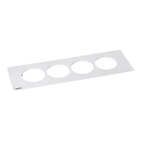 Carcasă Legrand Incara Disq In 4, aluminiu - 654763