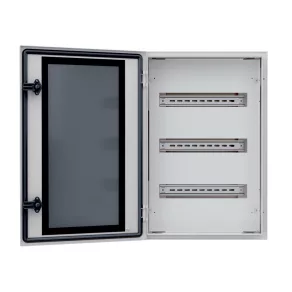   Cadru modular Legrand Atlantic, set cu placă frontală metalică 84mod 700x500 - 433014