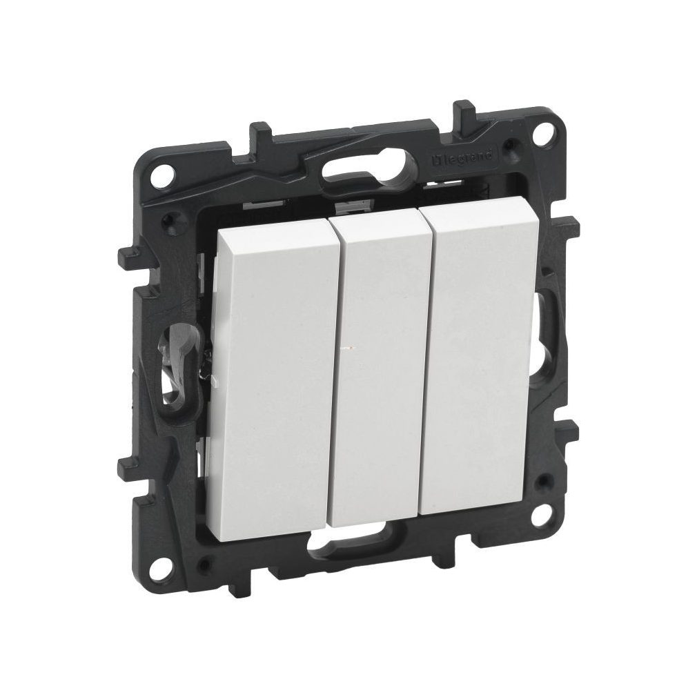 Legrand Niloé Step comutator tripol alb, 10AX (863103)