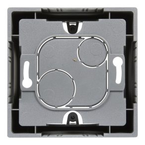   Cutie de montare încastrată Legrand Suno cu 1 locaș, aluminiu - 721394