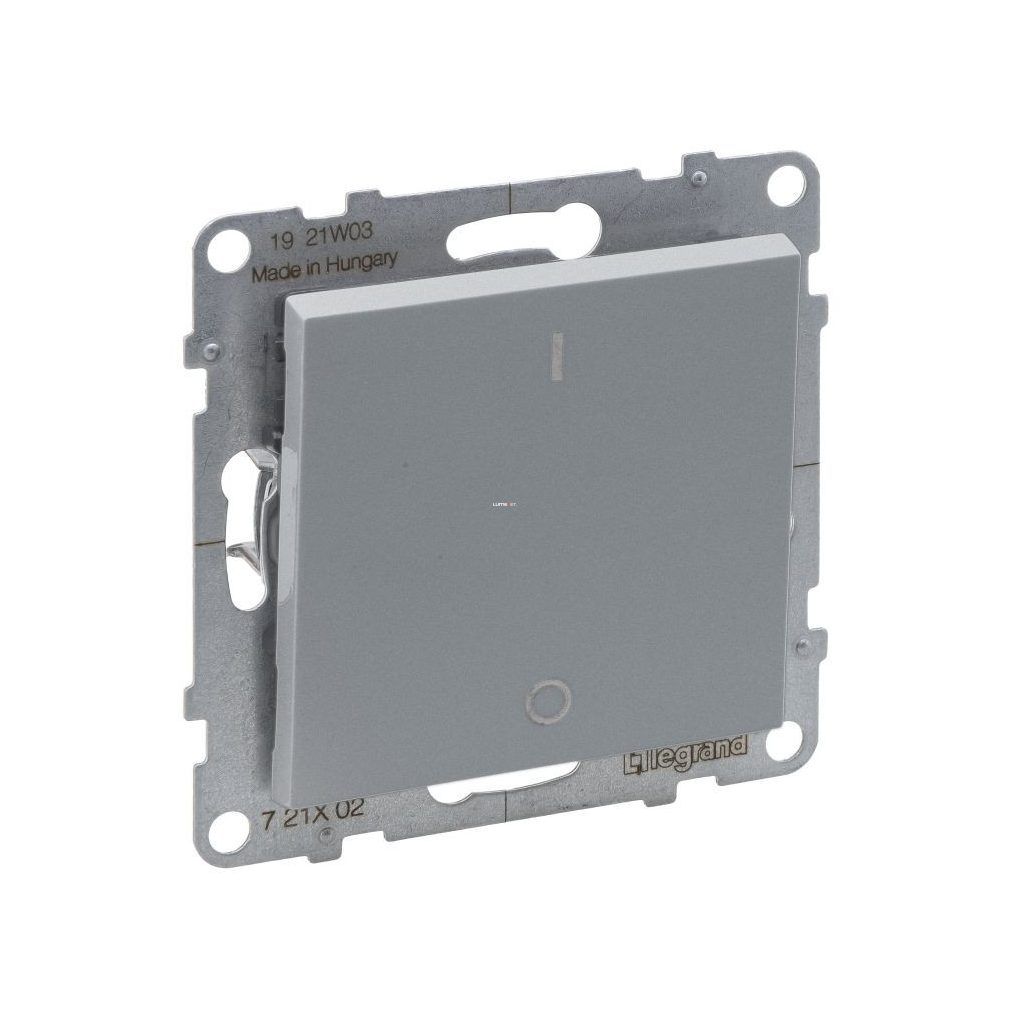Legrand Suno aluminiu 102 comutator bipolar, fără cadru 10AX (721302)