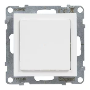   Capac alb pentru jaluzele Legrand Suno cu adaptor Mosaic, fără ramă - 721143