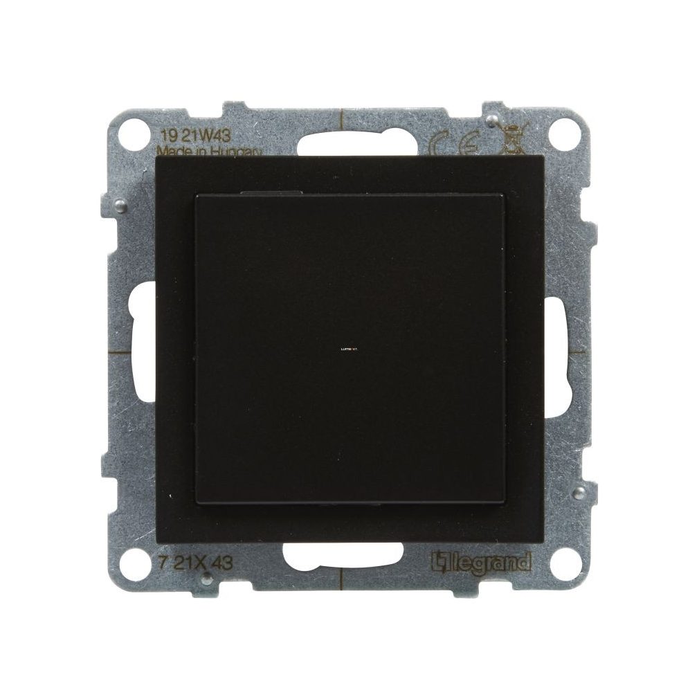 Legrand Suno negru capac orb Programul Mozaic cu adaptor, fără cadru 721443