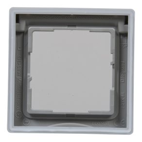 Cadru Legrand Suno 1, IP44, aluminiu - 721344