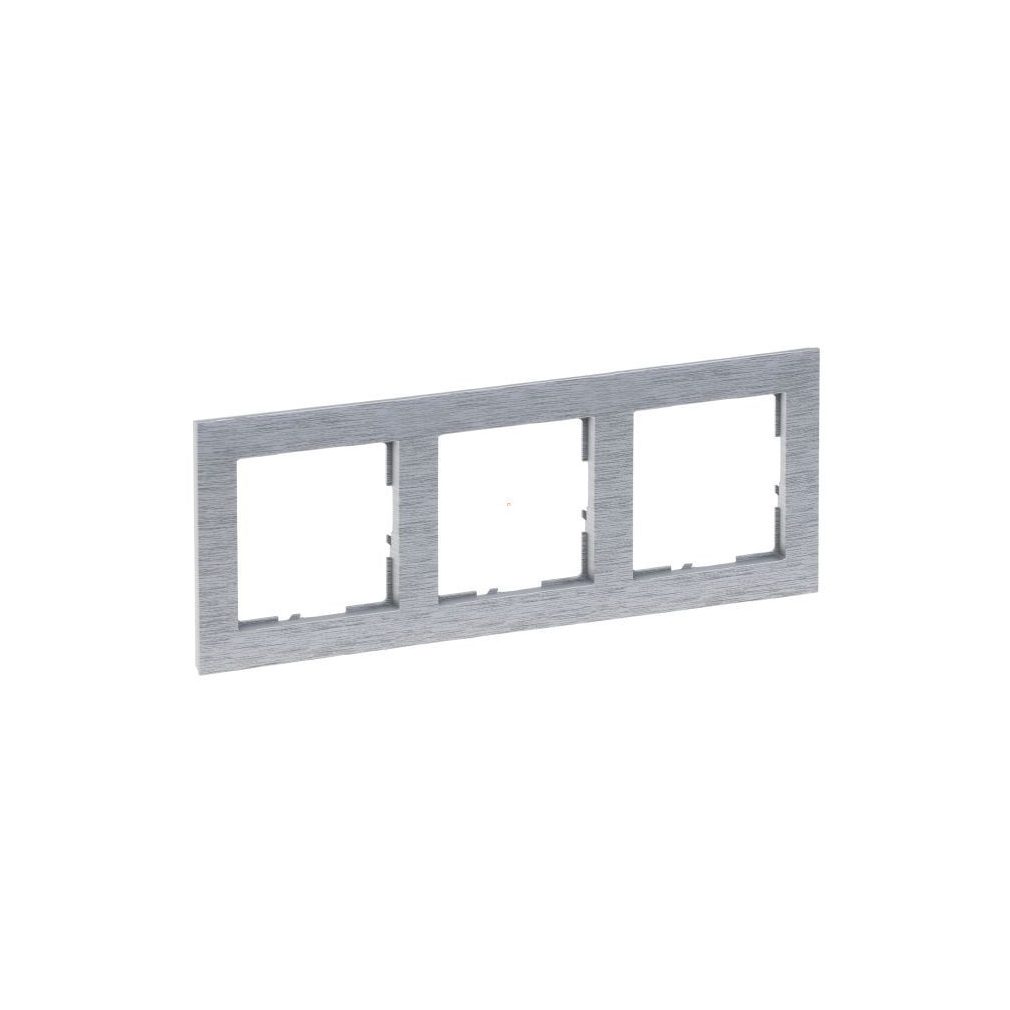Legrand Suno cadru din aluminiu lustruit 3-as 721563