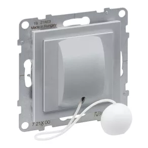   Întrerupător cu cablu de tragere Legrand Suno cu buton, aluminiu - 721300