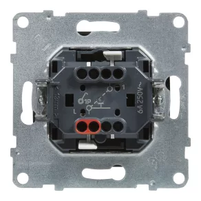 Buton de sonerie unipolar Legrand Suno, negru - 721413