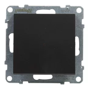   Buton Legrand Suno negru N101 unipolar, fără ramă 6A - 721409