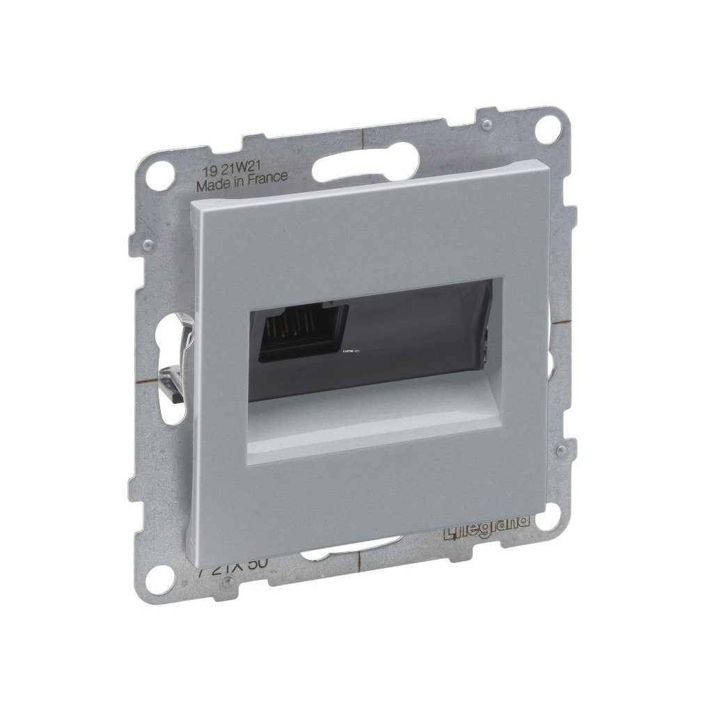 Legrand Suno aluminiu 1xRJ45 UTP Cat.5E priză, fără cadru (721350)