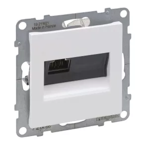 Priză Legrand Suno RJ45 Cat.6 STP, albă - 721156