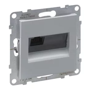 Priză Legrand Suno RJ45 Cat.6A UTP, aluminiu - 721354