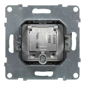   Priză Legrand Suno TV-R-SAT, cu trecere (14 dB), aluminiu - 721368