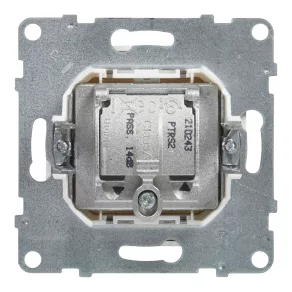   Priză Legrand Suno TV-R-SAT, cu trecere (14 dB), albă - 721168
