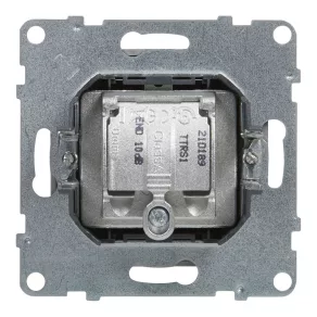   Priză Legrand Suno TV-R-SAT, capac de închidere (10 dB), aluminiu - 721369