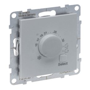Termostat de cameră Legrand Suno, 8A, aluminiu - 721336