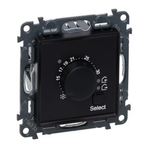   Termostat electronic pentru cameră LeGrand Valena Life, negru - 756333