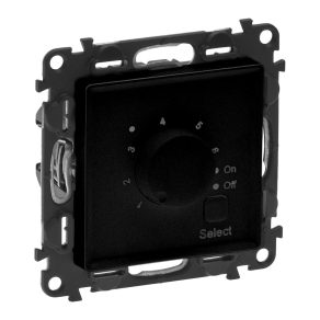   Termostat de cameră Legrand Valena Life pentru încălzire prin pardoseală, negru - 756334