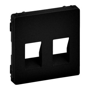   Capac pentru priză dublă Legrand Valena Life, 4 prize, negru - 756372