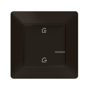   Legrand Valena Life-Netatmo comutator inteligent wireless pentru scenarii de plecare/sosire (ETV), montat la suprafață, cu 1 cadru, negru - 756386