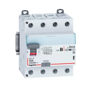 Întrerupător Legrand DX3 4P D 40A 30MA B - 411966