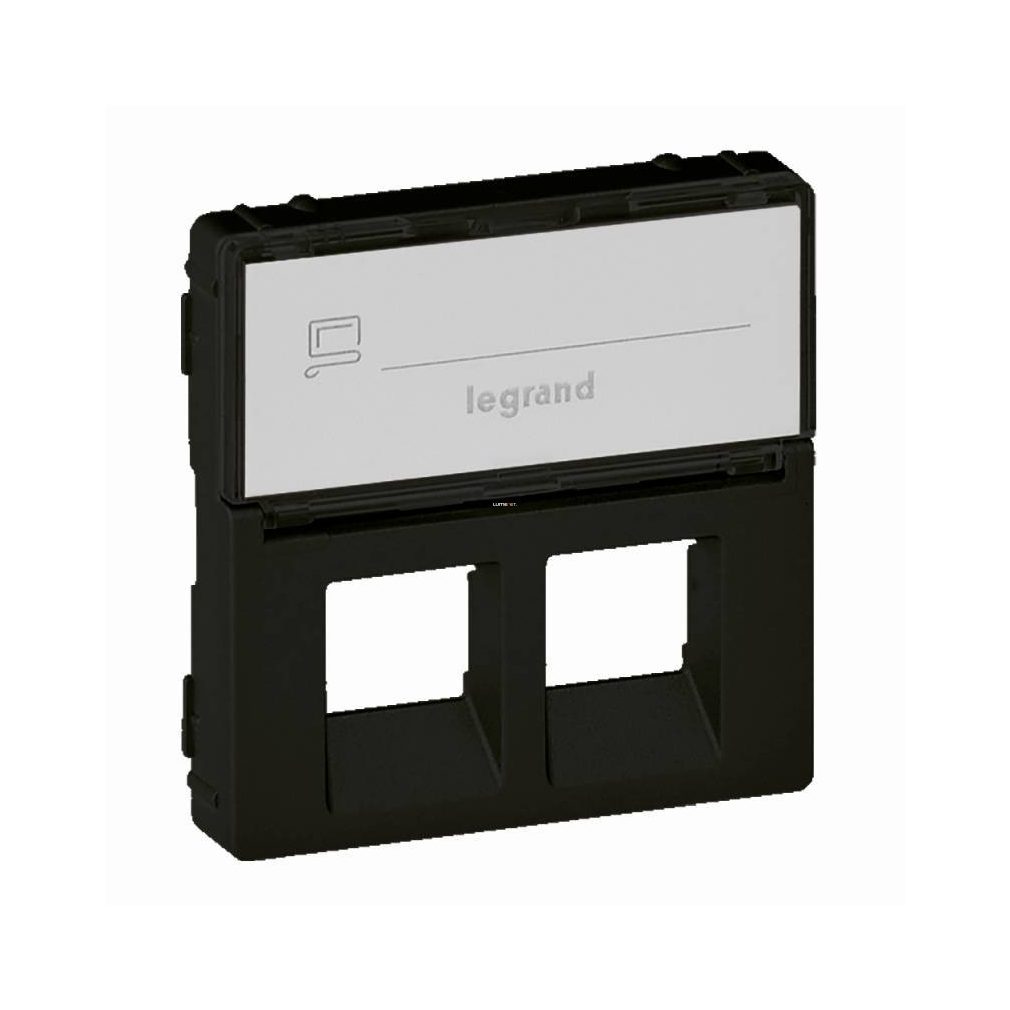 Legrand Valena Life negru 1xRJ45/RJ11 capac 756472