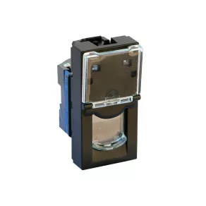   Legrand Program Mosaic RJ45 Cat 6 UTP priză 1 modul negru mat - 079461L