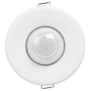   Detector de prezență Legrand LM-PIR, 360°, IP40, montat încastrat în tavane suspendate, CH2: ON/OFF și 1-10V (control curent slab) zonă mare de detectare - 48969